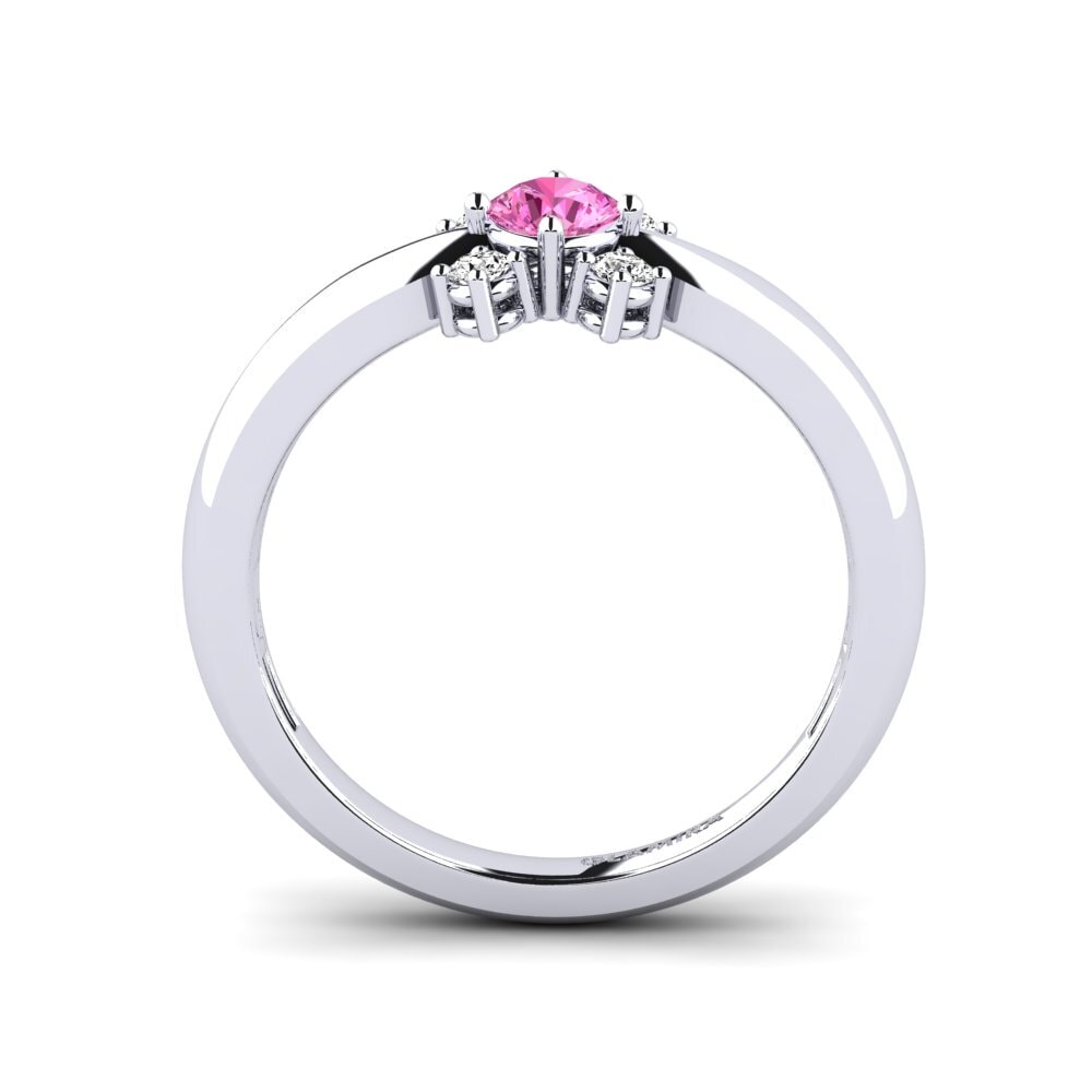 Topacio Rosa Anillo de compromiso Uxie
