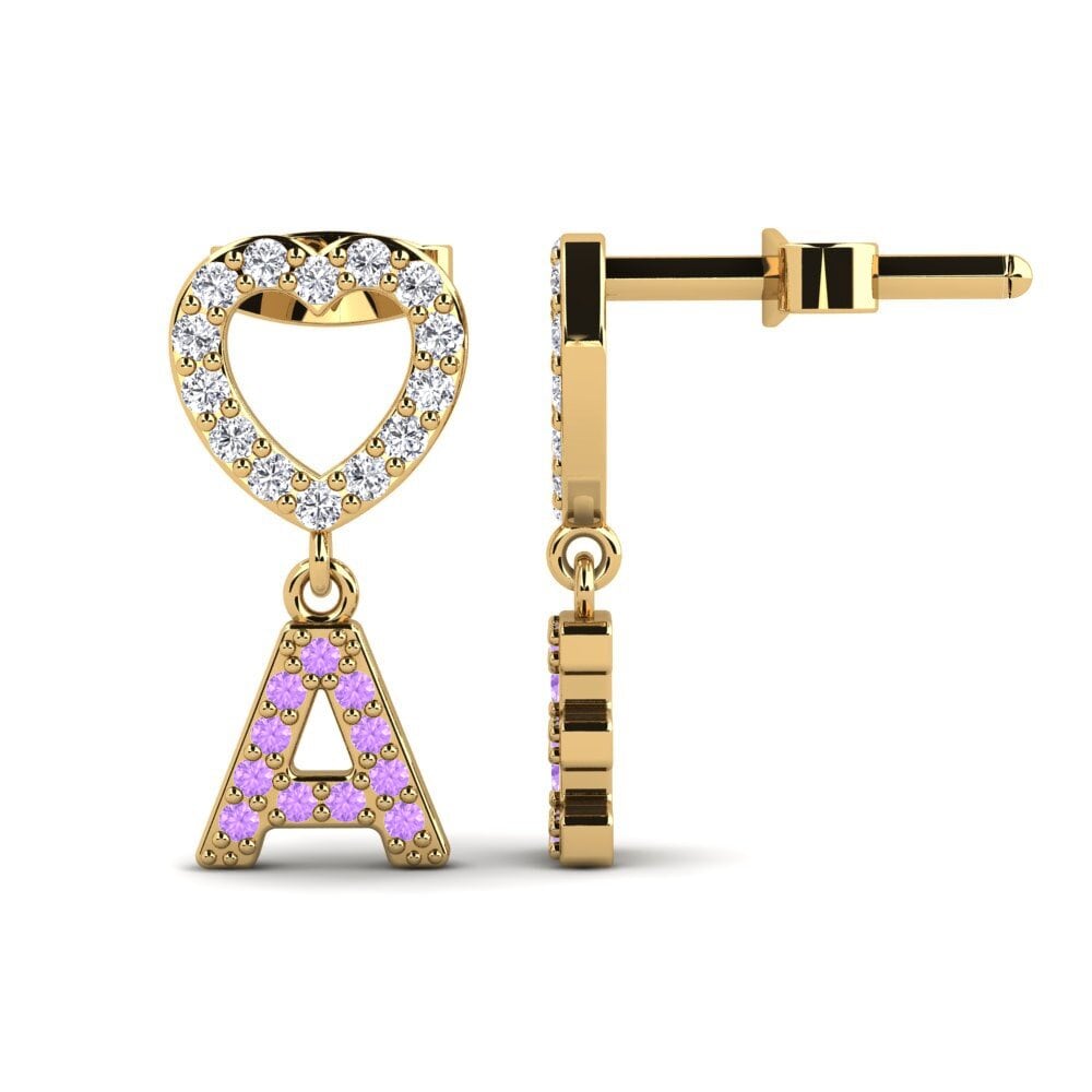 Amethyst Women's Earring Lieser