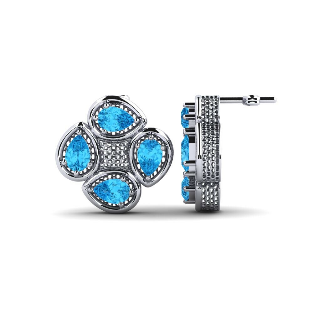 Blue Topaz Women's Earring Mosi