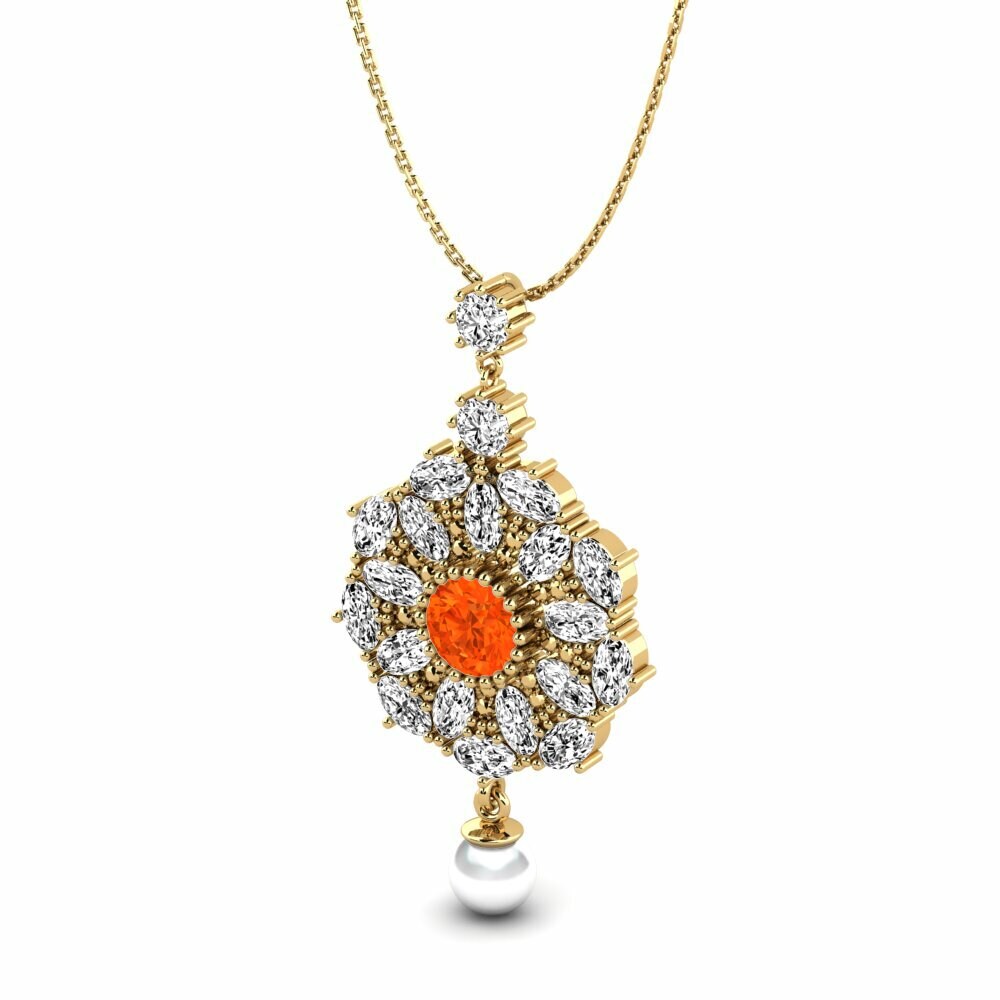 Fire-Opal Women's Pendant Donnamaria