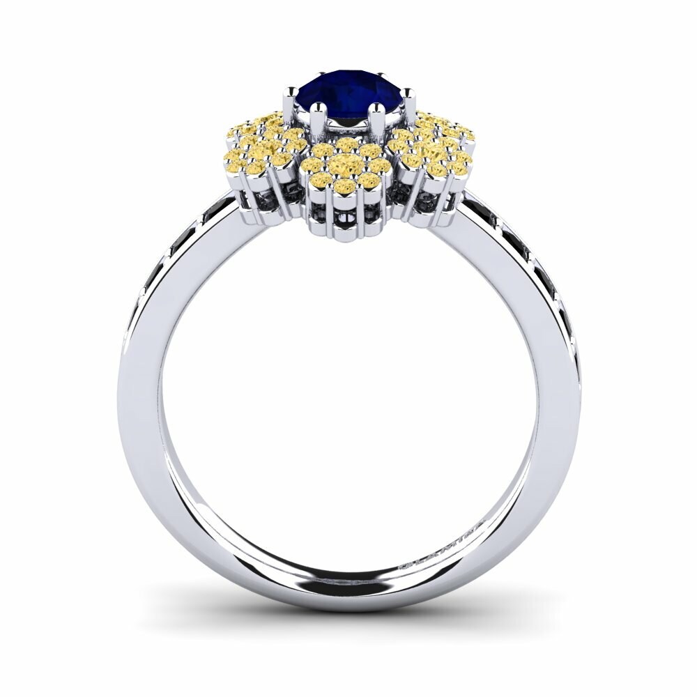 Zafiro Anillo de compromiso Abalos