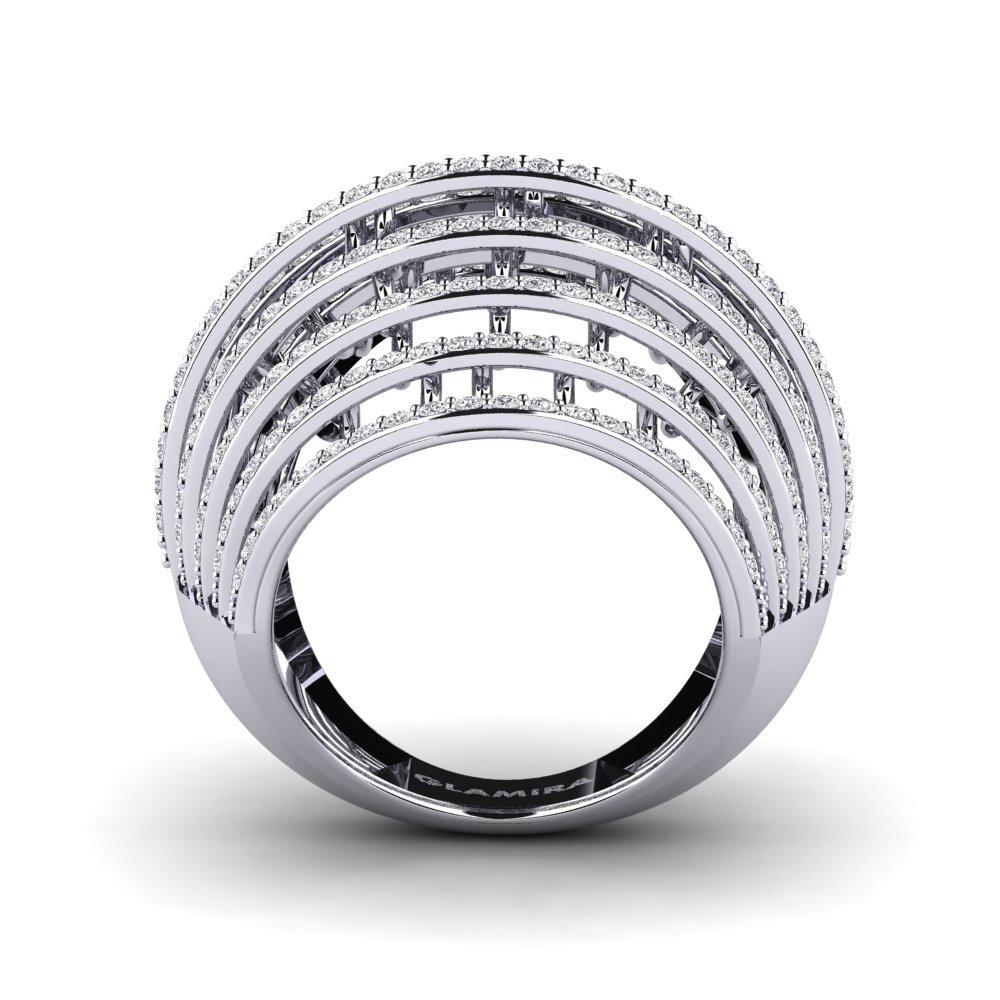 Diamante Produzido em Laboratório Anel Adasha