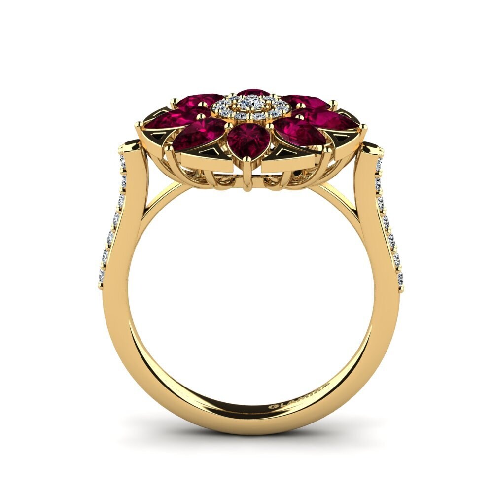 Rhodolite Garnet Ring Agripina