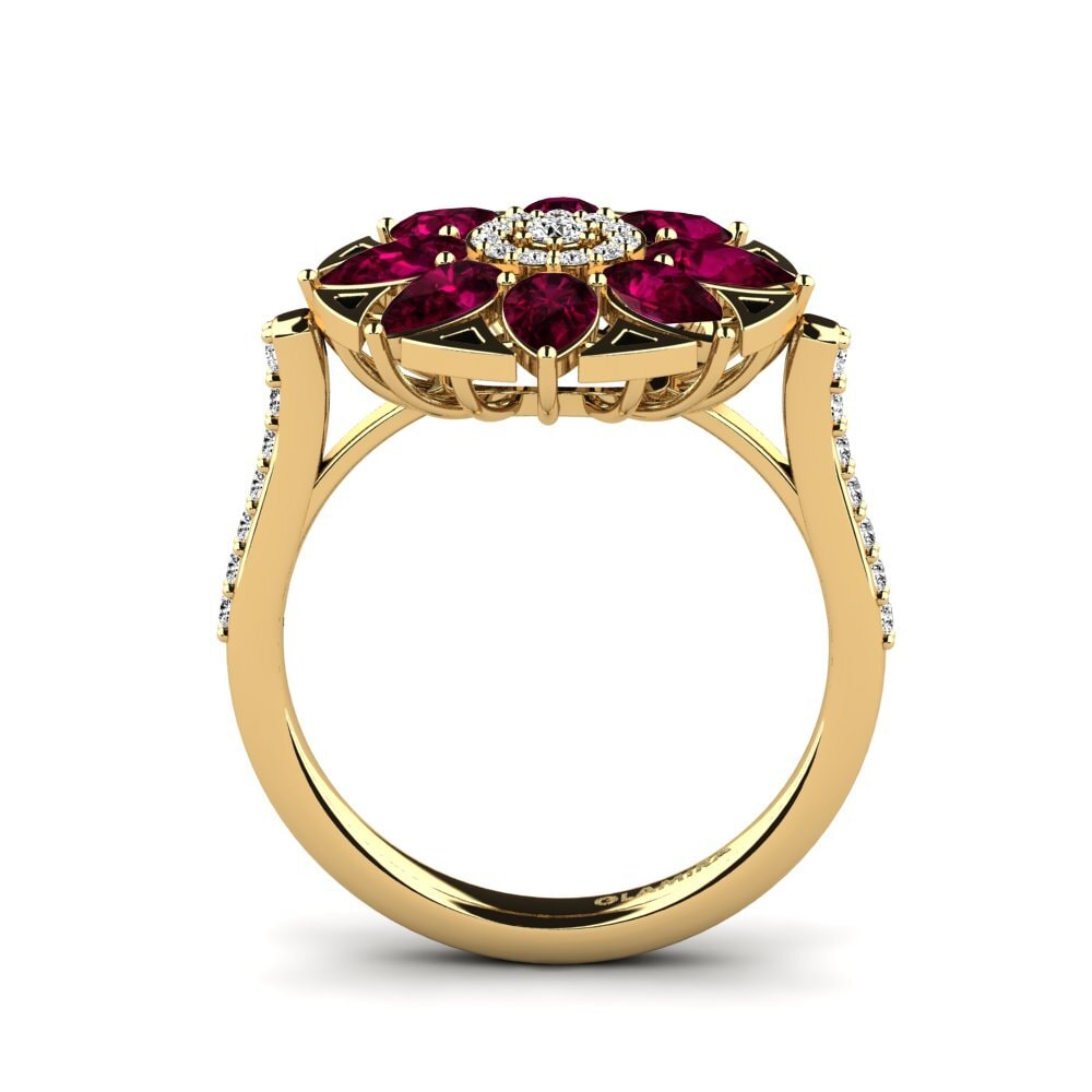 Rhodolite Garnet Ring Agripina