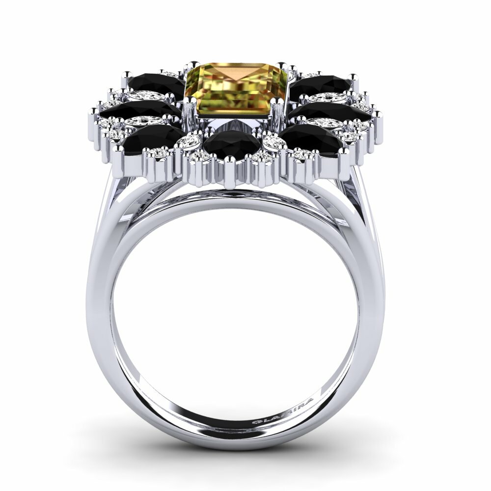 Sultan Stone Engagement Ring Bollin