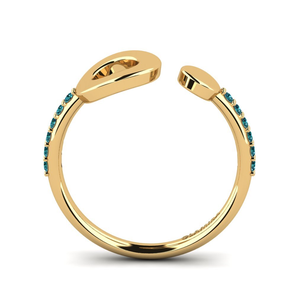 Blue Diamond Ring Demetrice