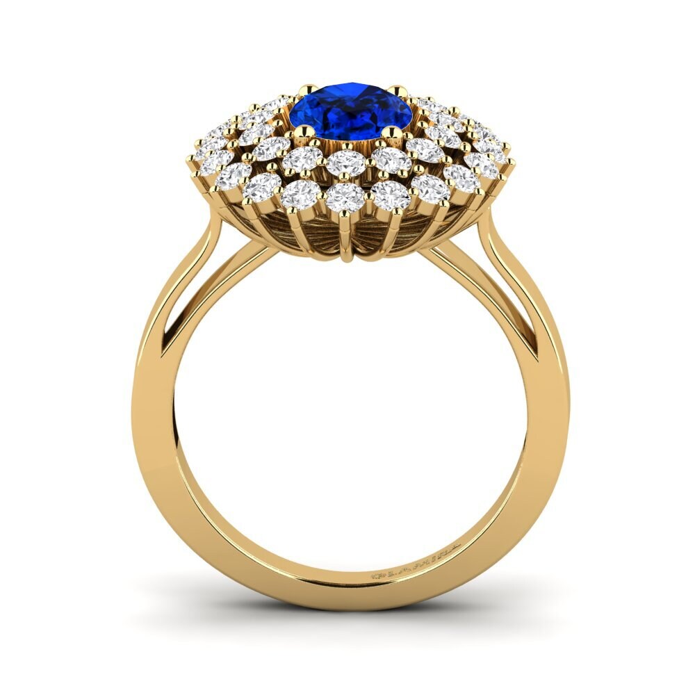 18ct Yellow Gold Engagement Ring Serenaz
