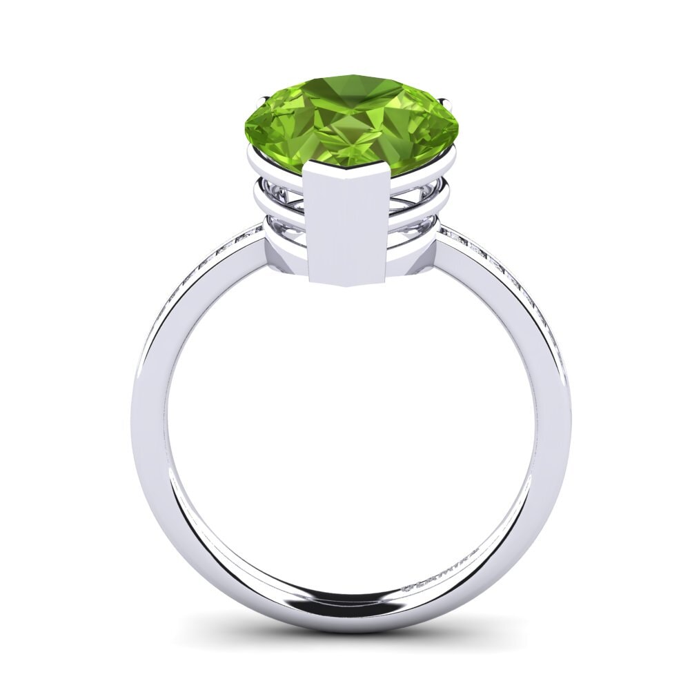 Tropfen Peridot Ring Venge 4.0 crt