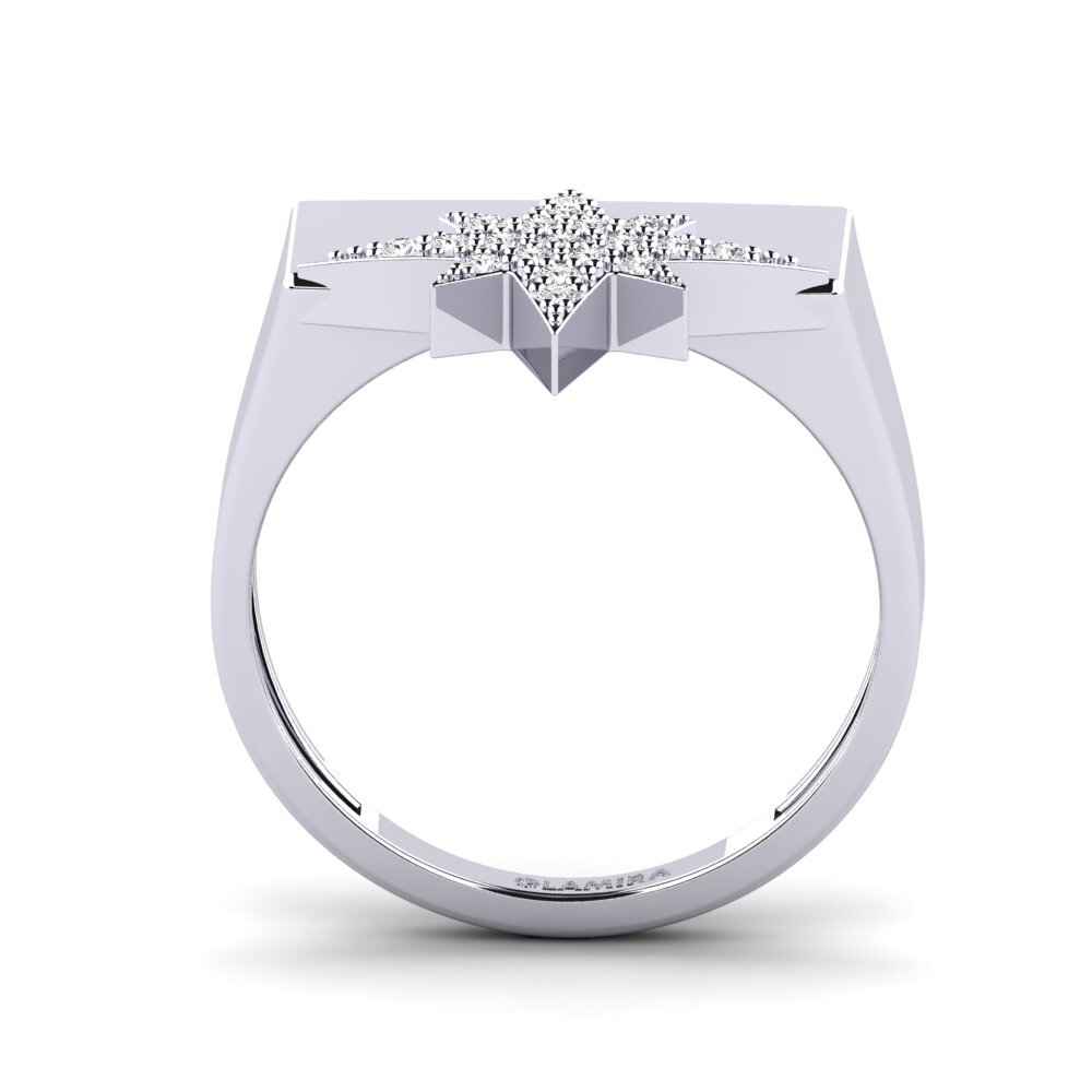 White sapphire Ring Phad