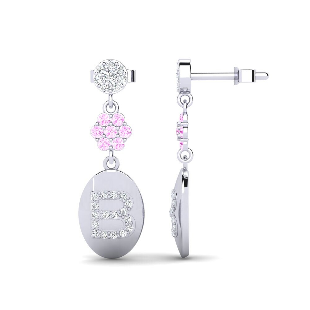 Pink Sapphire Women's Earring Arteila B