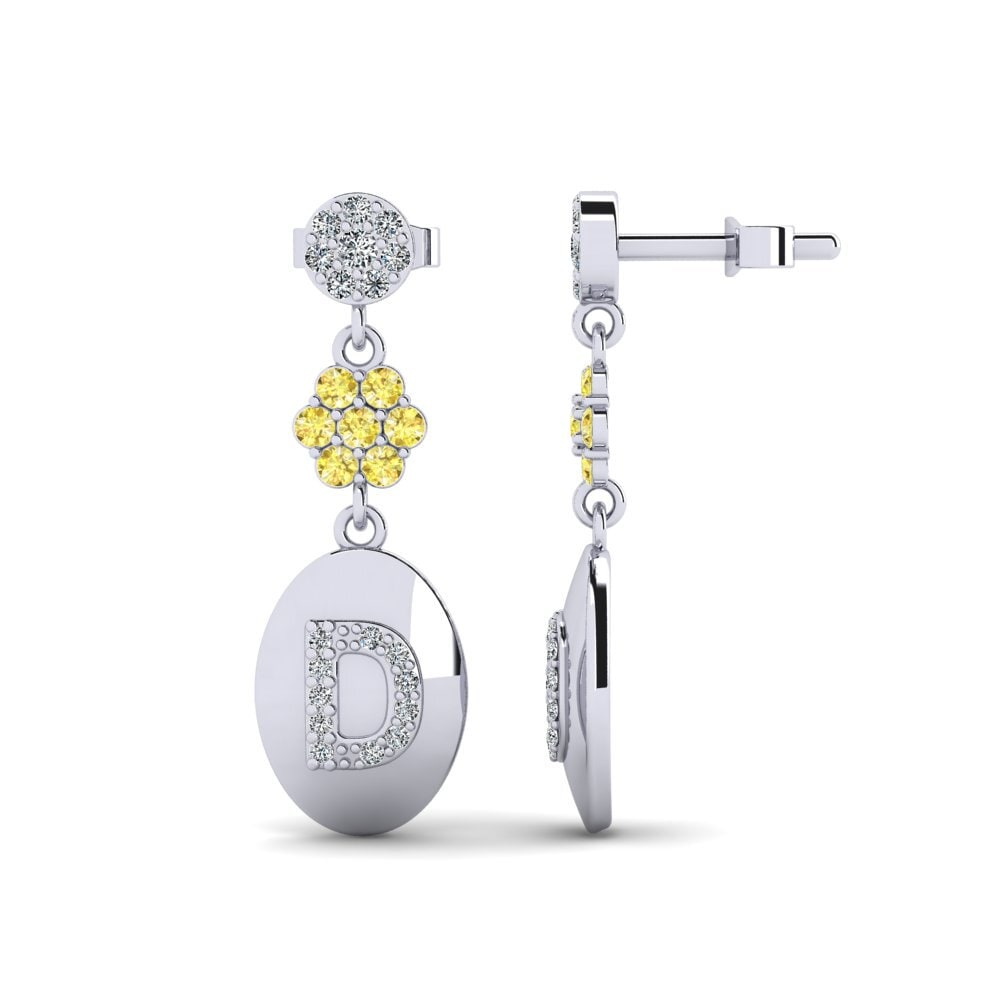 Yellow Sapphire Women's Earring Arteila D