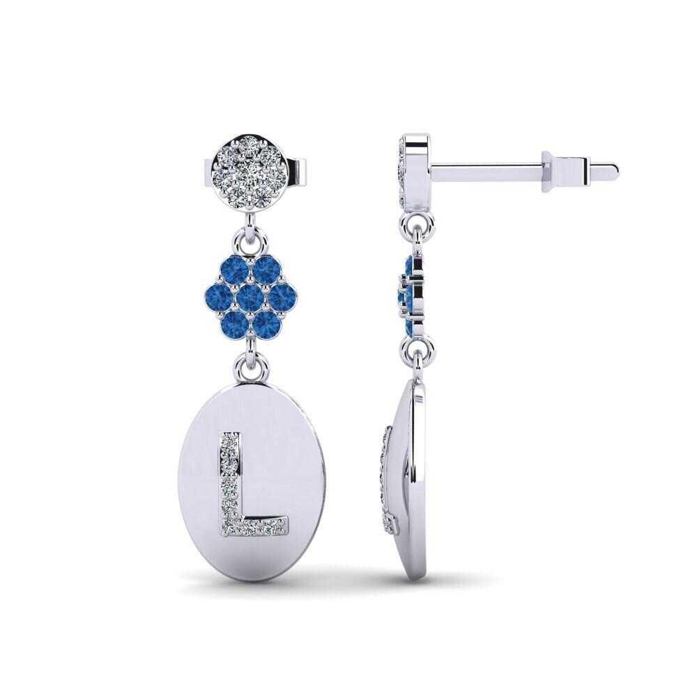 Dark Blue Zirconia Women's Earring Arteila L