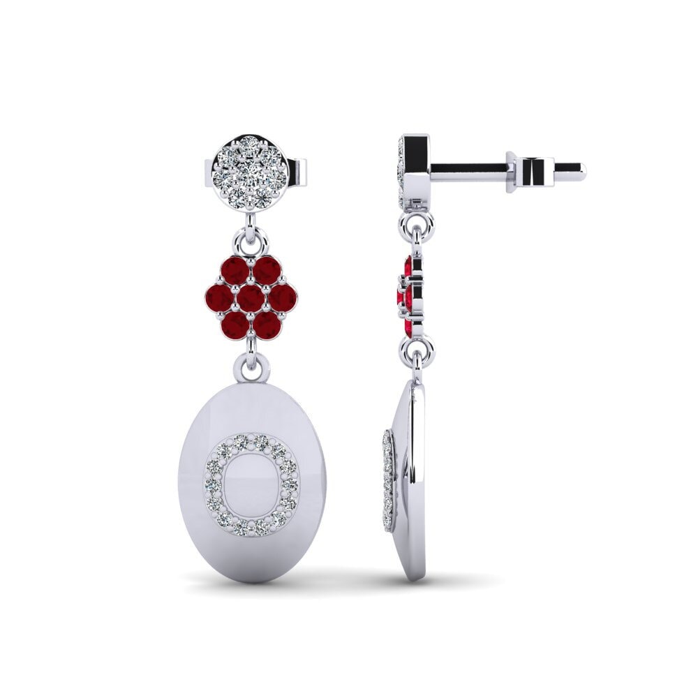 Red Zirconia Women's Earring Arteila O