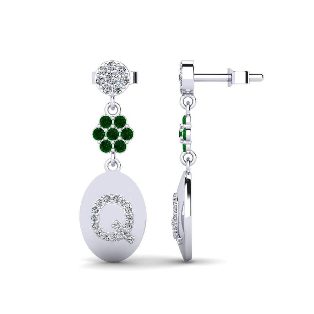 Green Zirconia Women's Earring Arteila Q