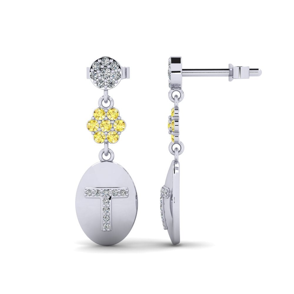 Yellow Sapphire Women's Earring Arteila T