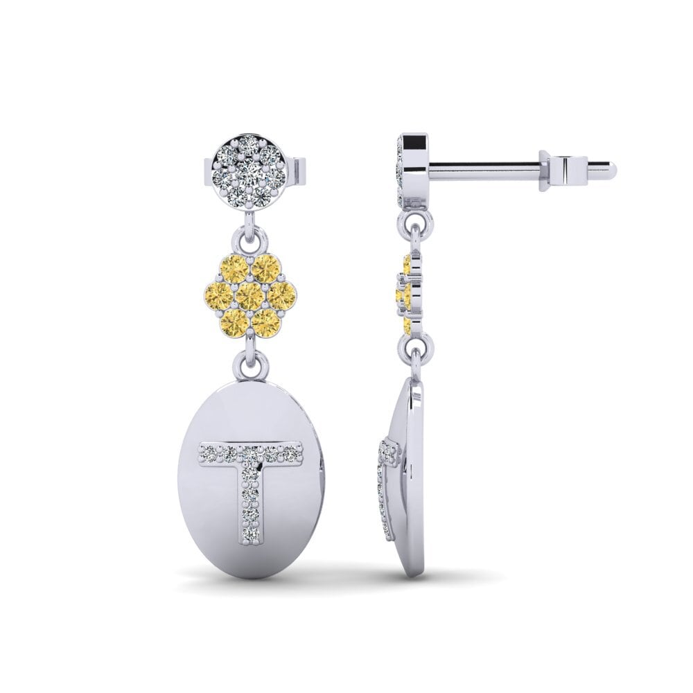 Yellow Diamond Women's Earring Arteila T