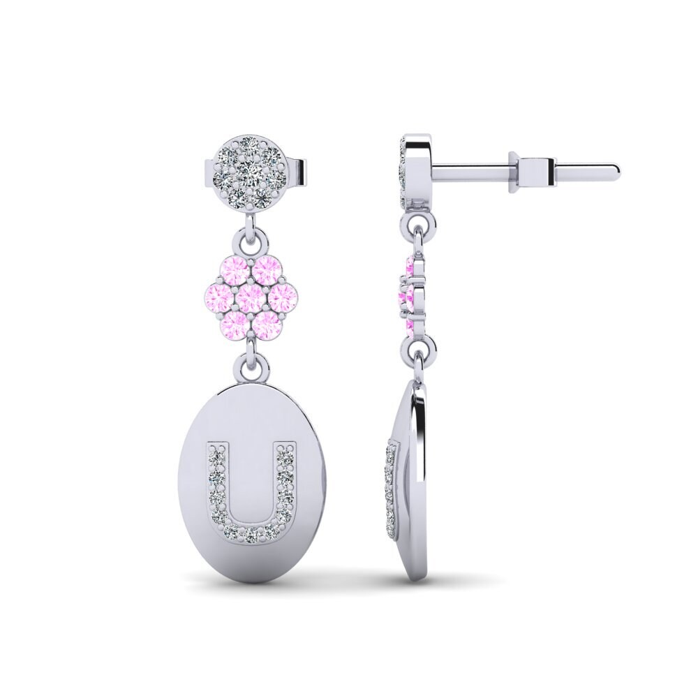Pink Sapphire Women's Earring Arteila U