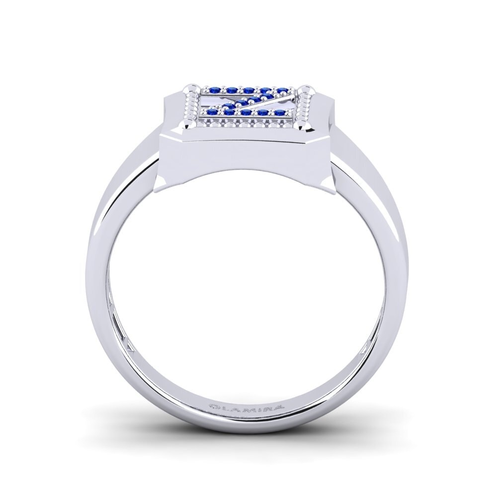 Palladium 950 Saphir Ringe Covoque Z