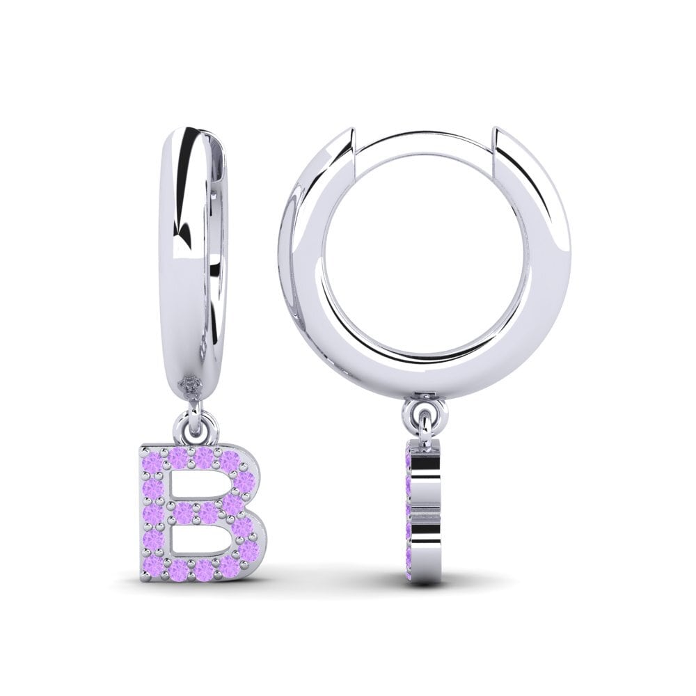 Amethyst Women's Earring Medraut B
