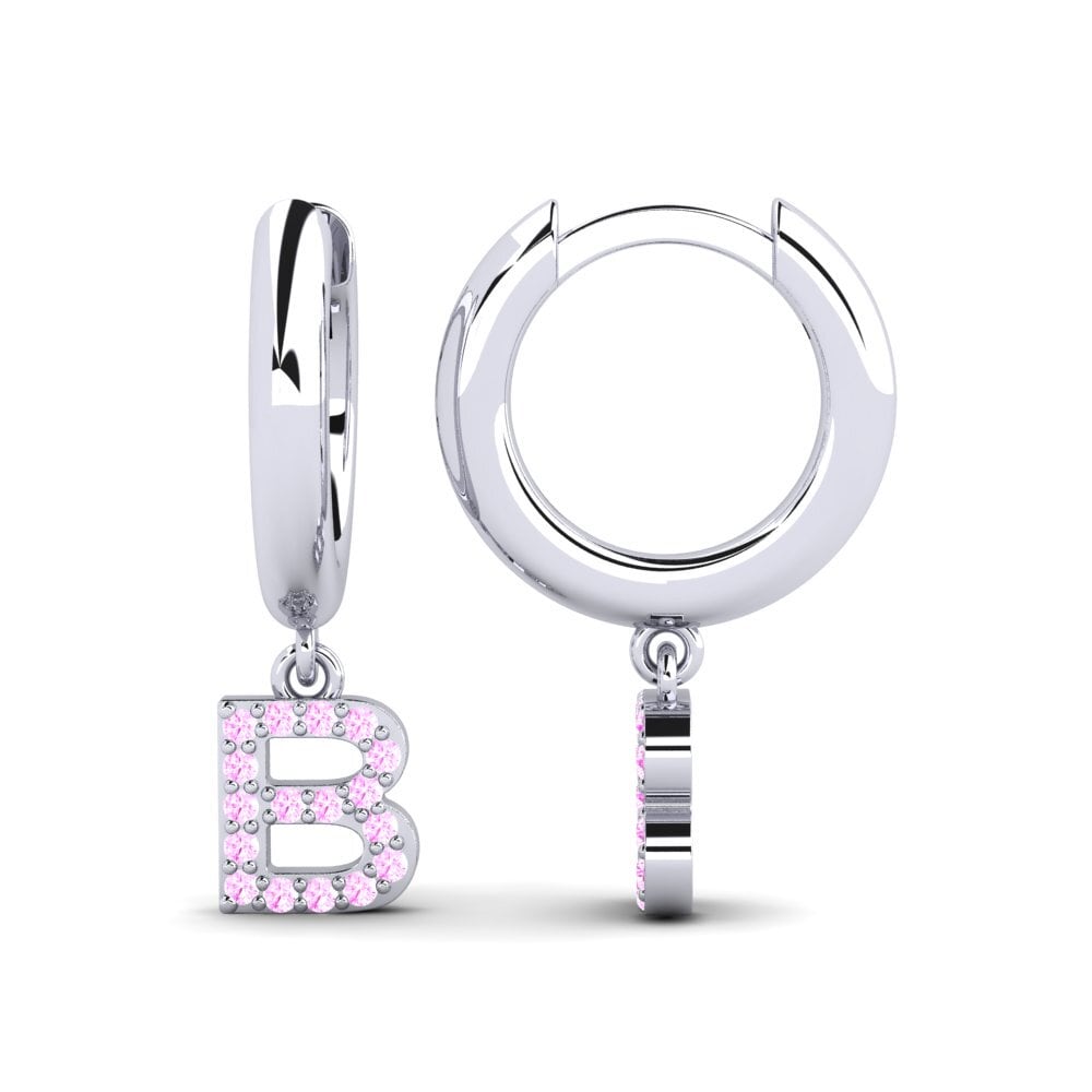 Pink Sapphire Women's Earring Medraut B