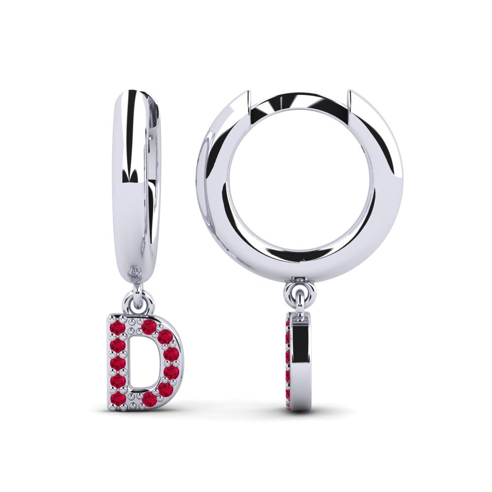 Ruby Women's Earring Medraut D