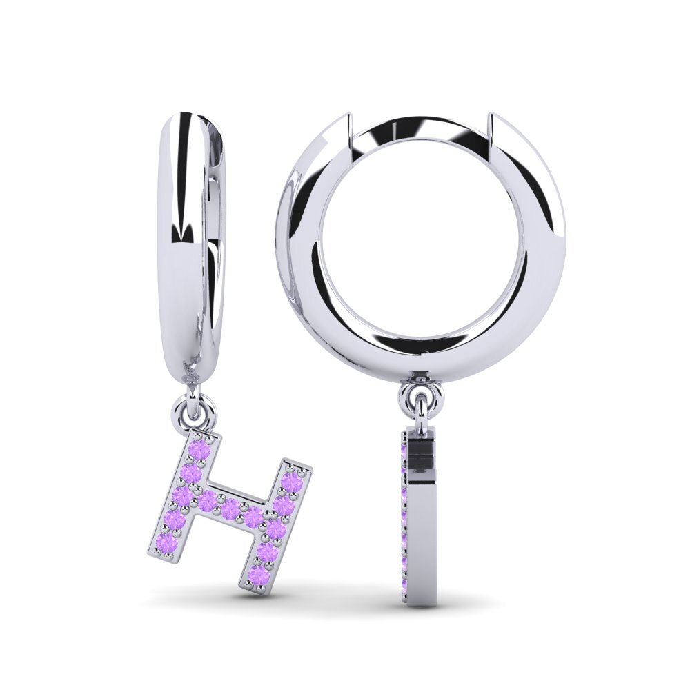 Amethyst Women's Earring Medraut H