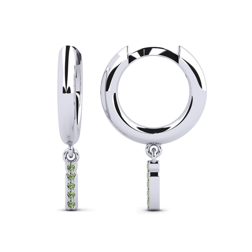 Green Diamond Women's Earring Medraut I