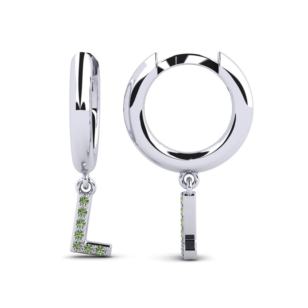 Green Diamond Women's Earring Medraut L
