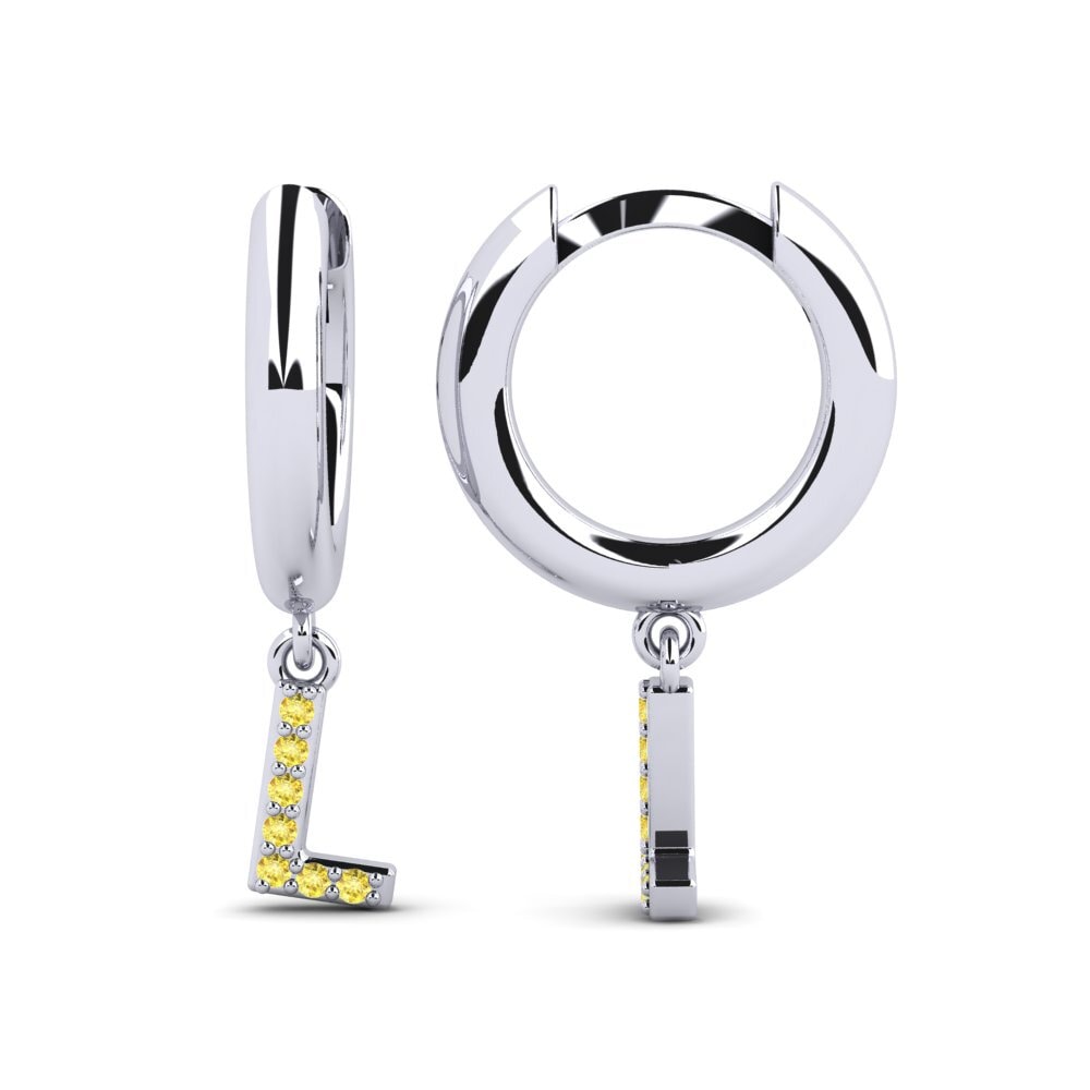 Yellow Sapphire Women's Earring Medraut L