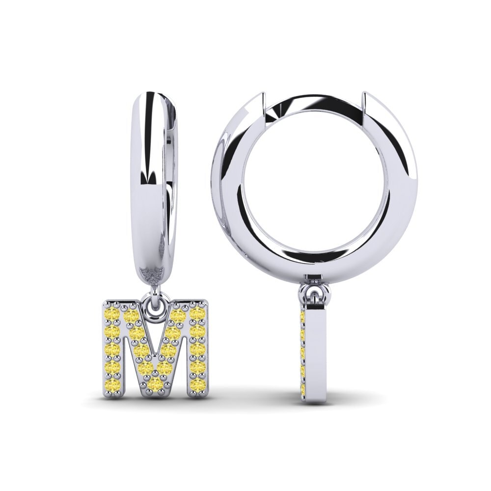 Yellow Sapphire Women's Earring Medraut M