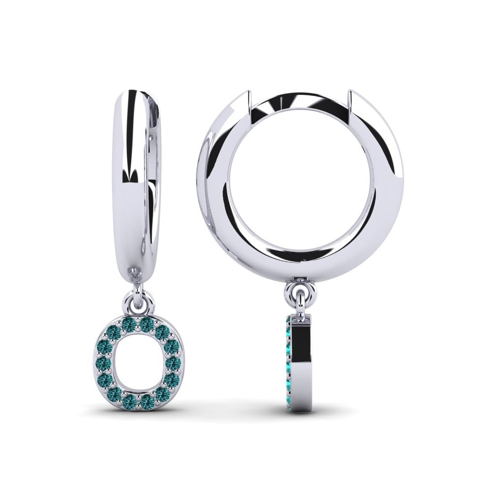 Blue Diamond Women's Earring Medraut O
