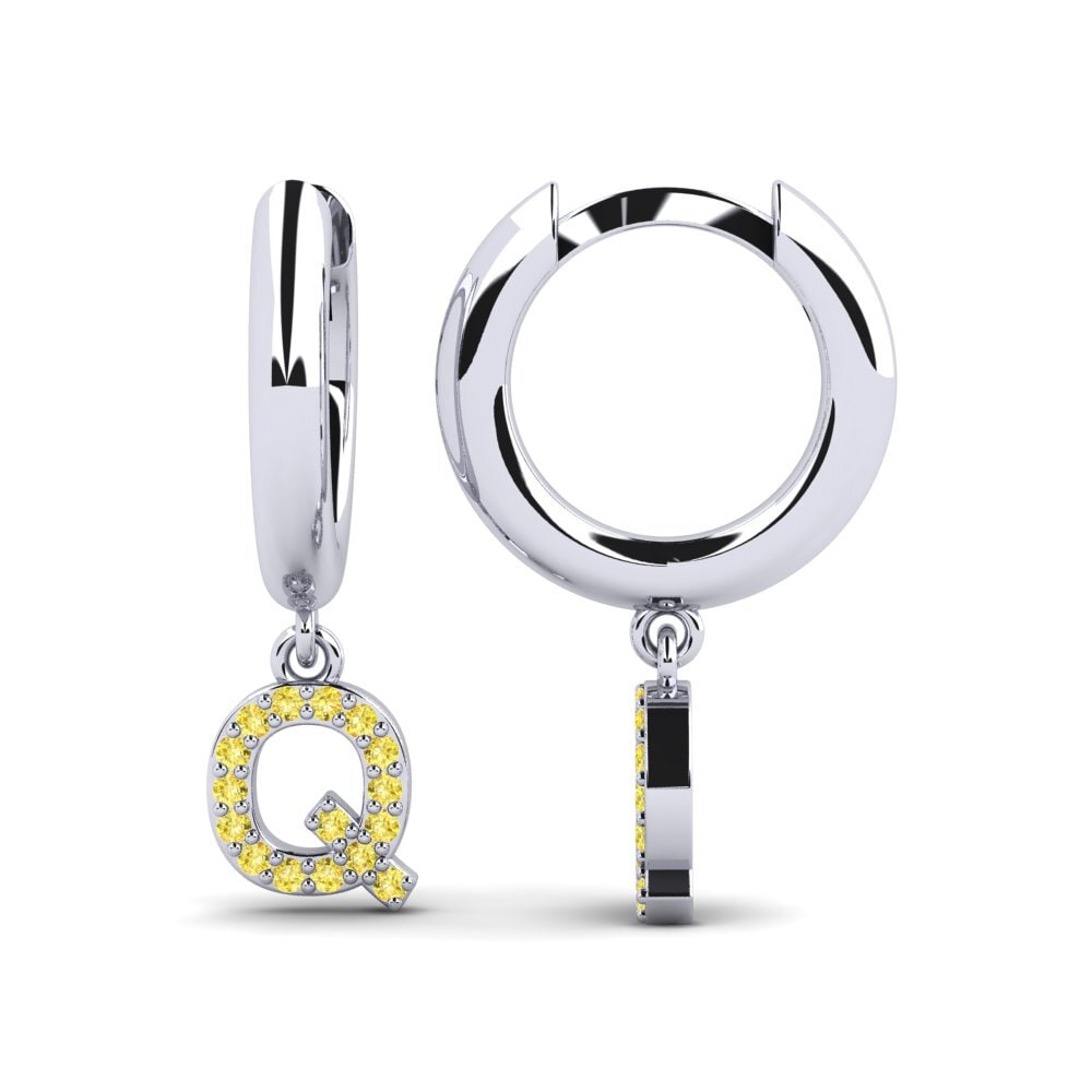 Yellow Sapphire Women's Earring Medraut Q
