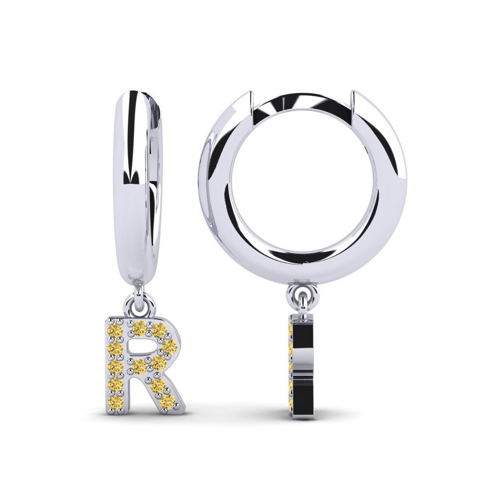 Yellow Diamond Women's Earring Medraut R