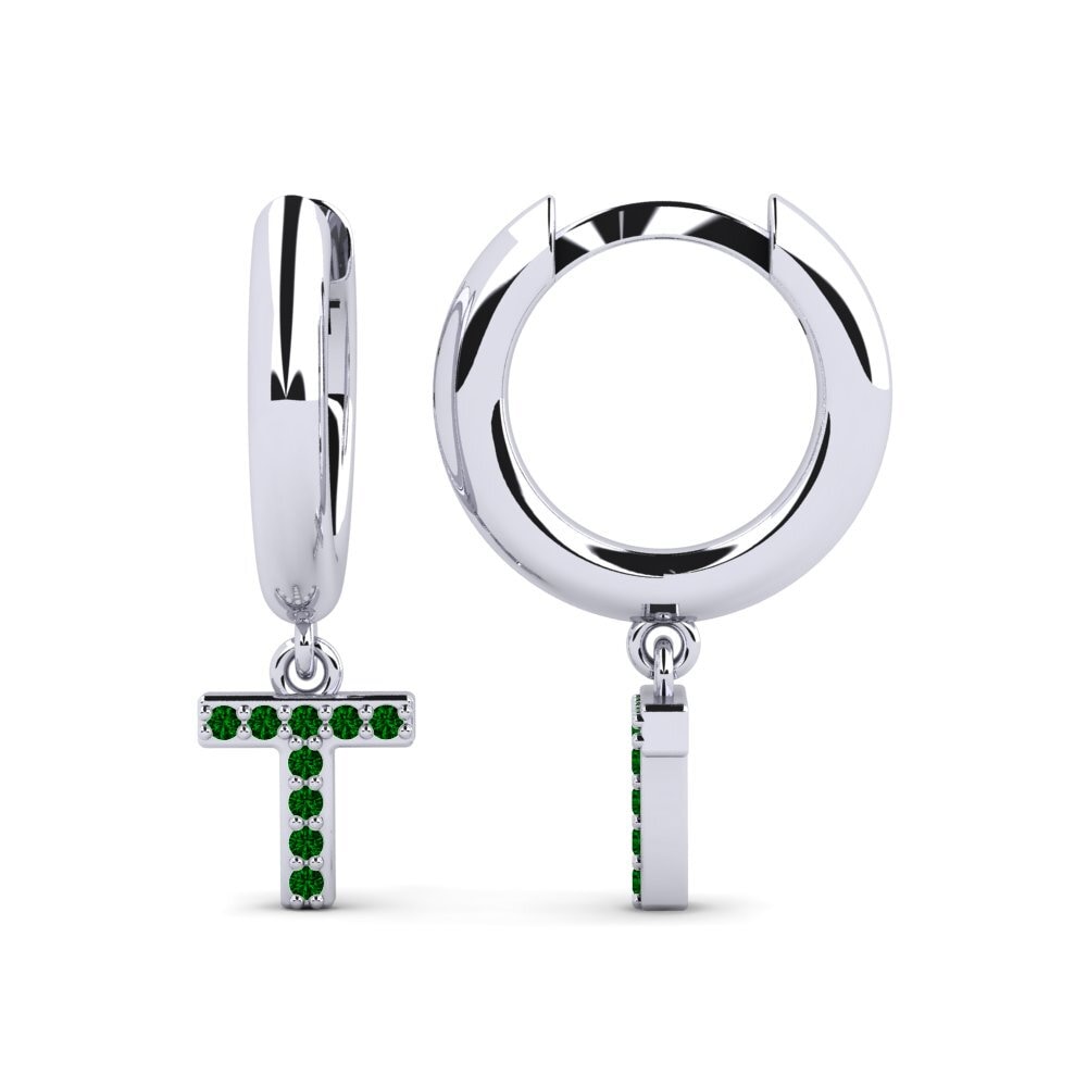 Green Zirconia Women's Earring Medraut T