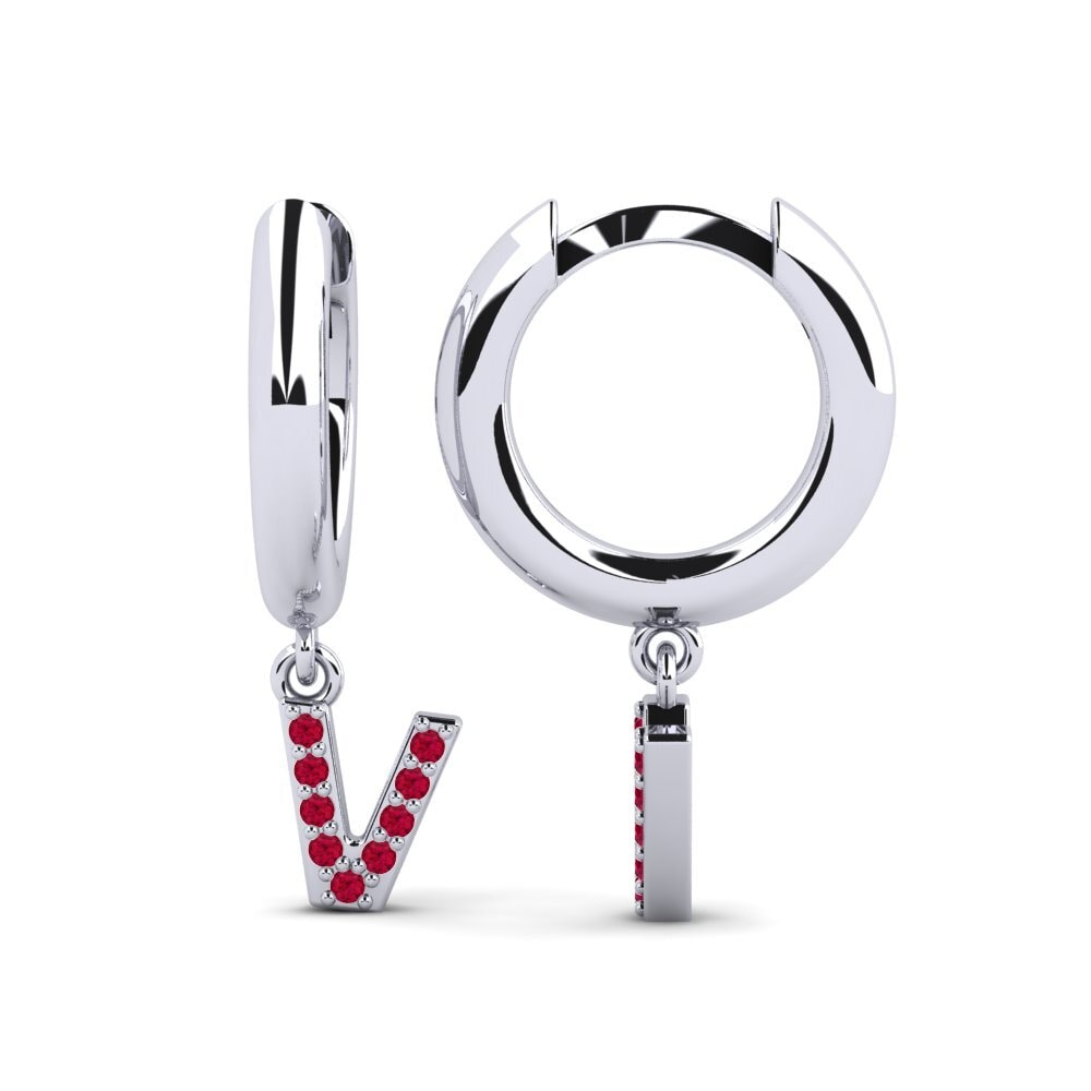 Ruby Women's Earring Medraut V