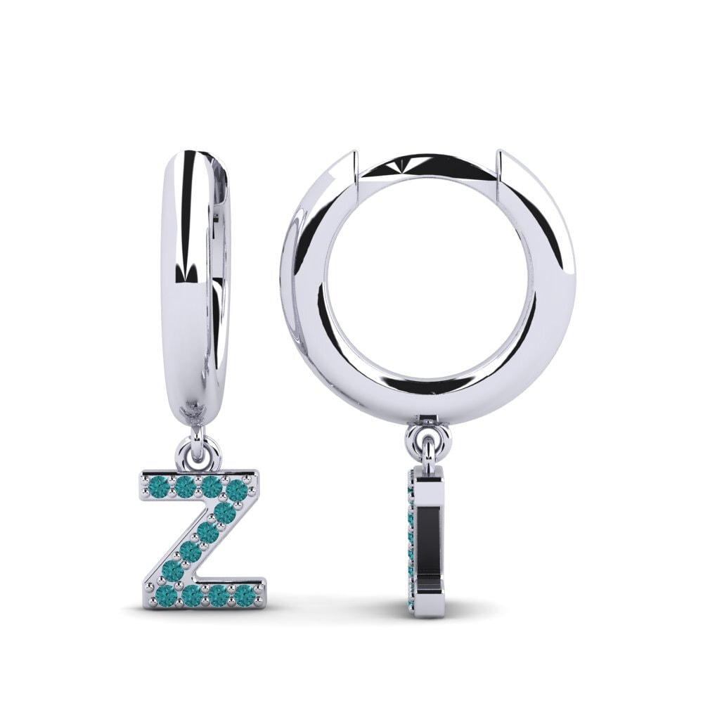 Blue Diamond Women's Earring Medraut Z
