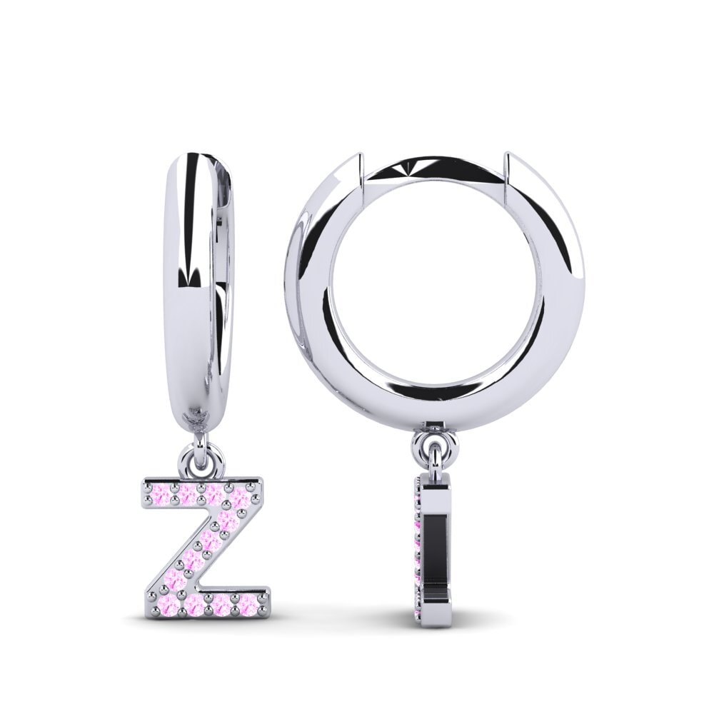 Pink Sapphire Women's Earring Medraut Z