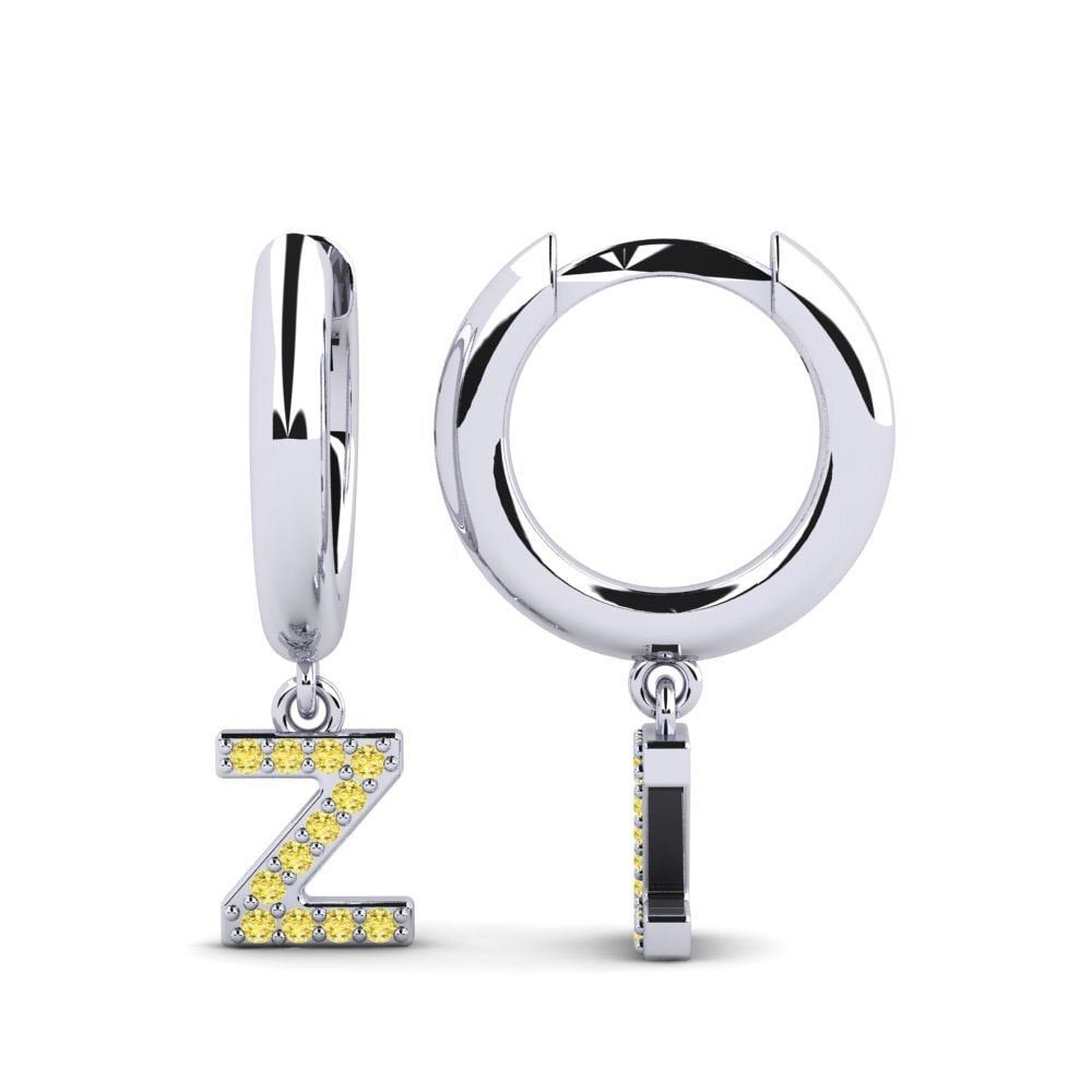 Yellow Sapphire Women's Earring Medraut Z
