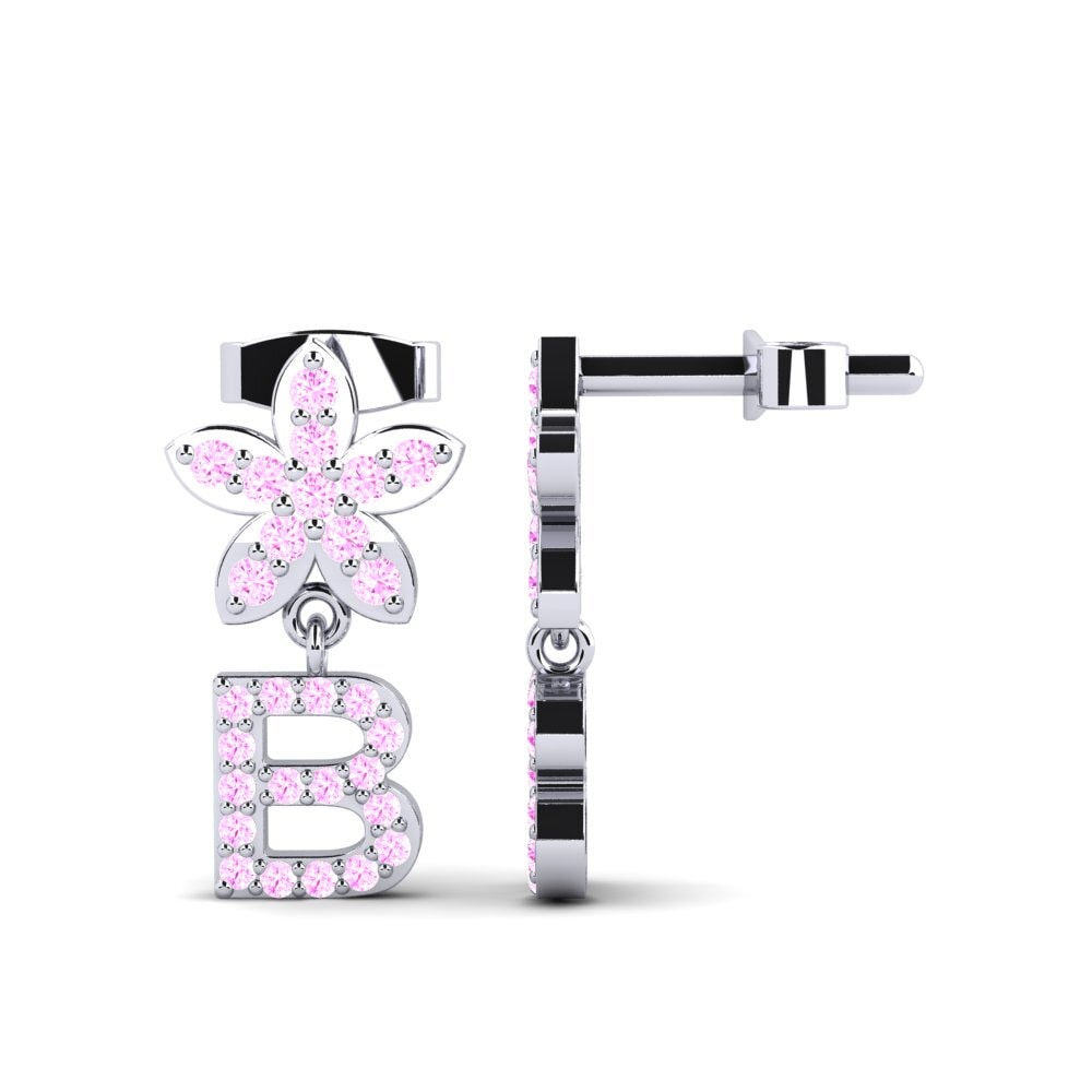Pink Sapphire Women's Earring Miori B