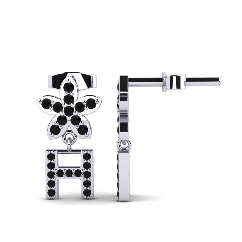 Black Onyx Women's Earring Miori H