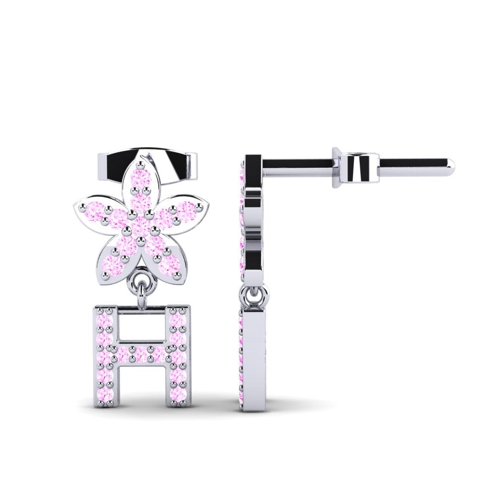 Pink Sapphire Women's Earring Miori H