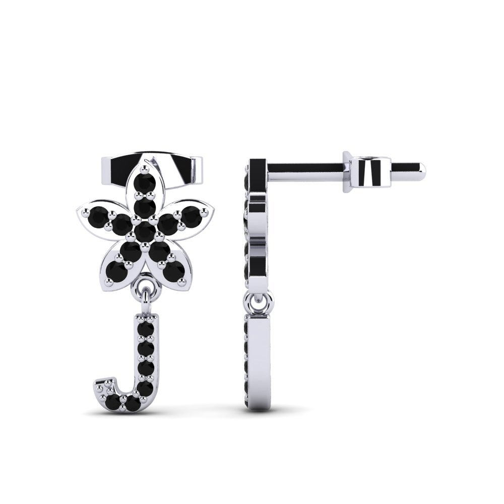 Black Sapphire Women's Earring Miori J