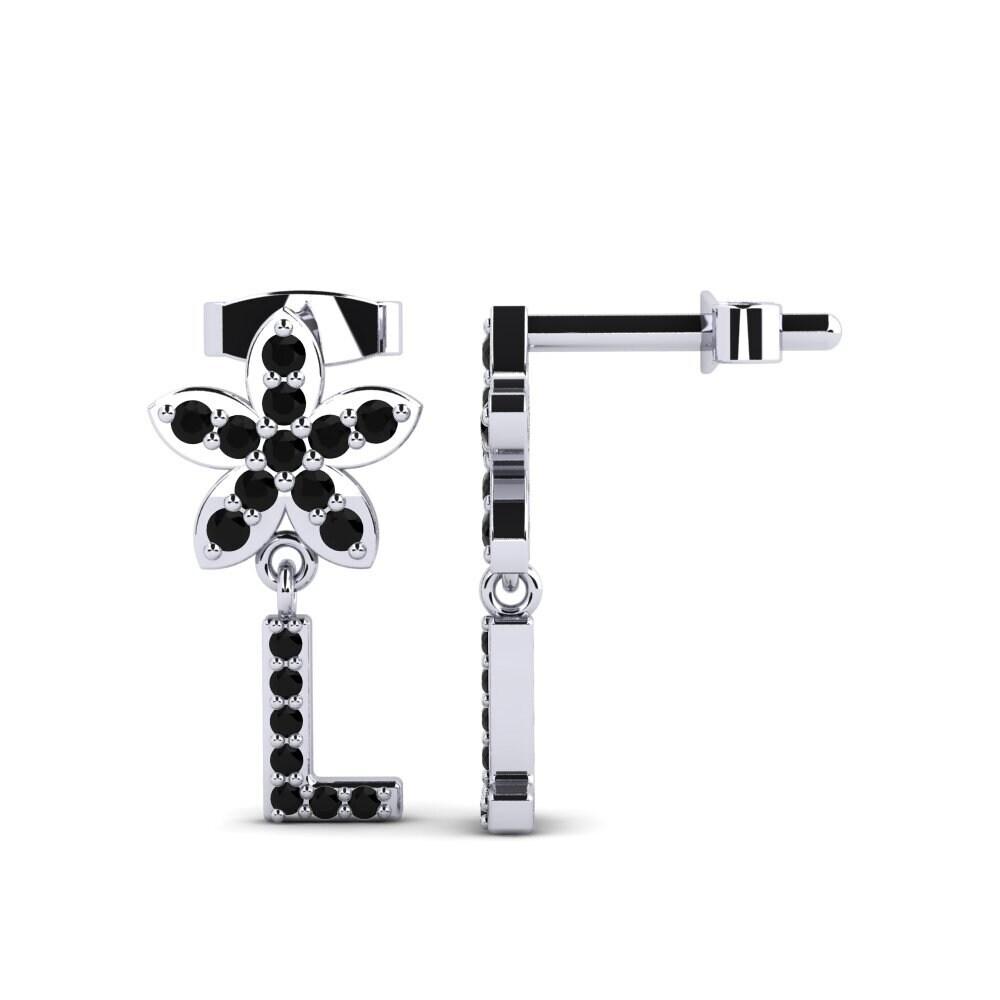 Black Sapphire Women's Earring Miori L