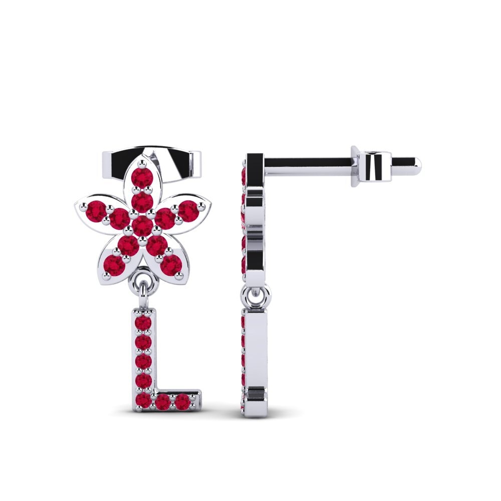 Ruby Women's Earring Miori L
