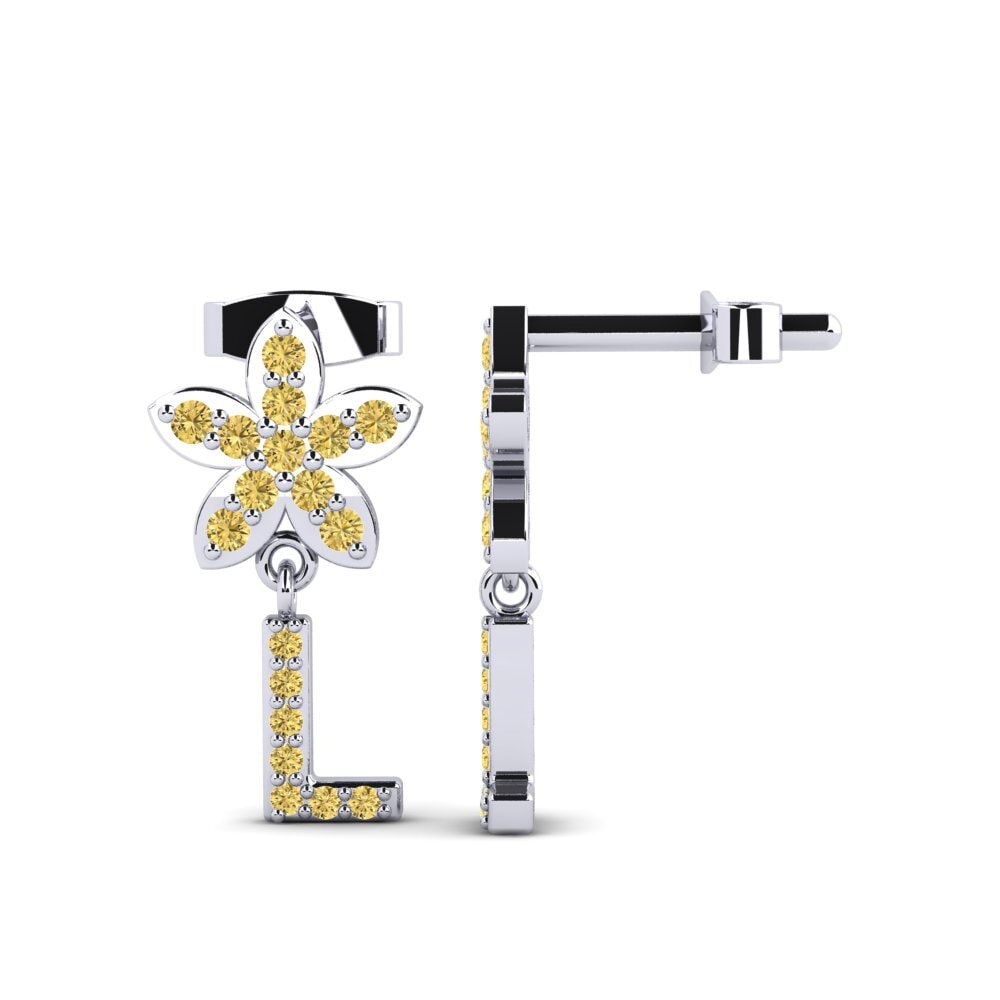 Yellow Diamond Women's Earring Miori L