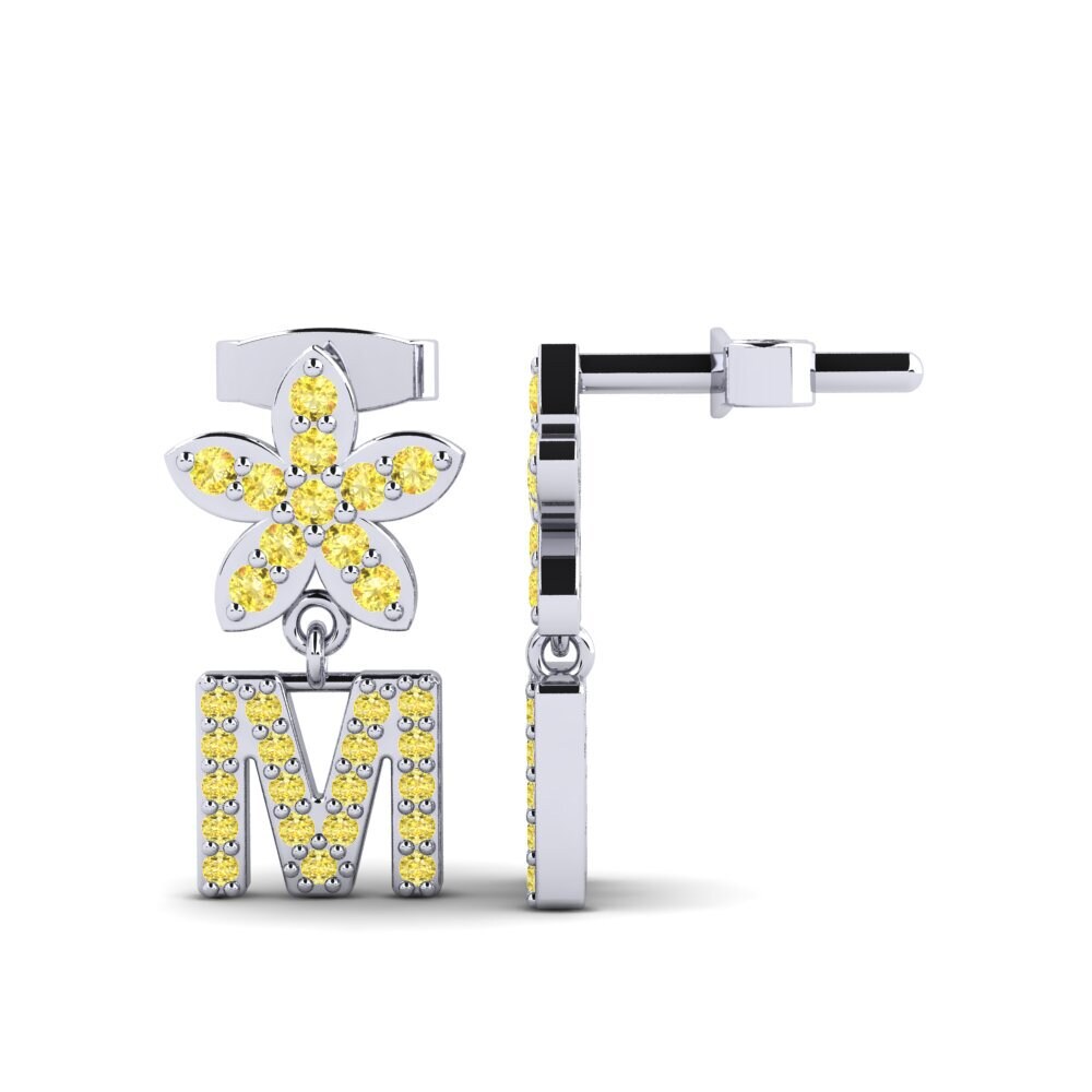 Yellow Sapphire Women's Earring Miori M