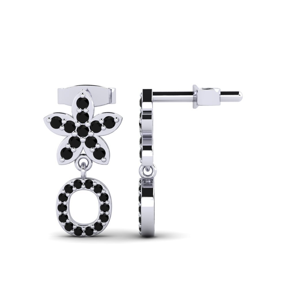 Black Sapphire Women's Earring Miori O