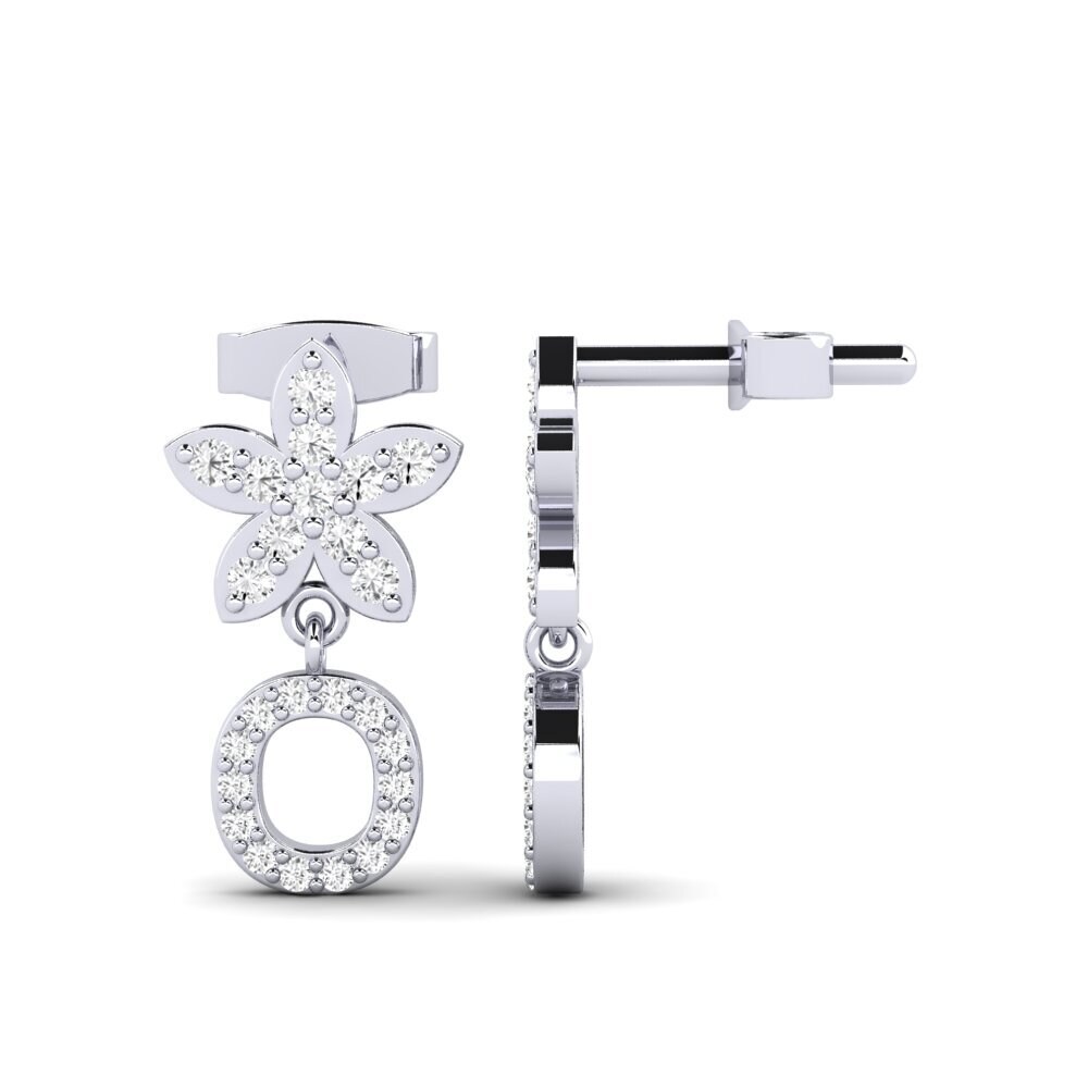White sapphire Women's Earring Miori O
