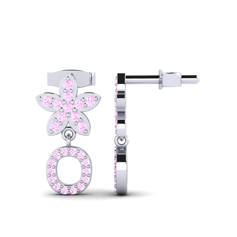 Pink Sapphire Women's Earring Miori O