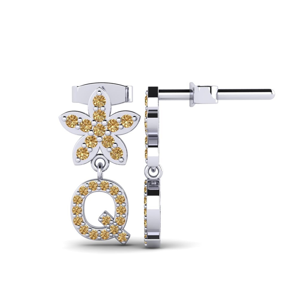 Brown Diamond Women's Earring Miori Q